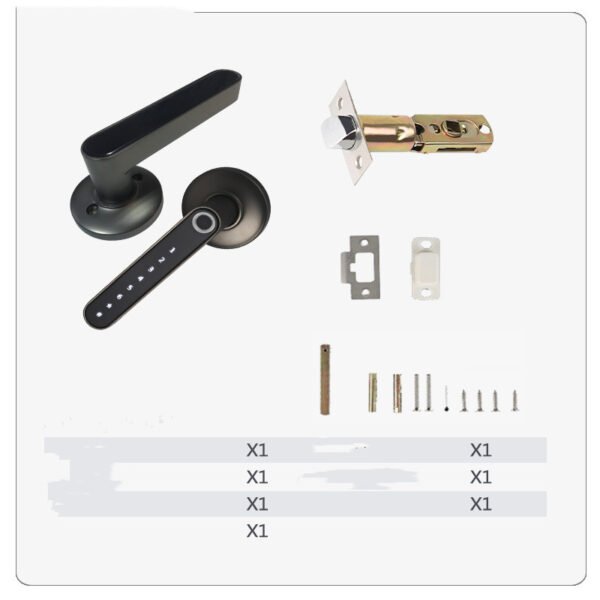 1b562117-04a0-48c8-987a-524c472b8d9a.jpg Smart Lock Fingerprint Password Electric Digital Lock Alloy Keyless Security Door Handle For Home