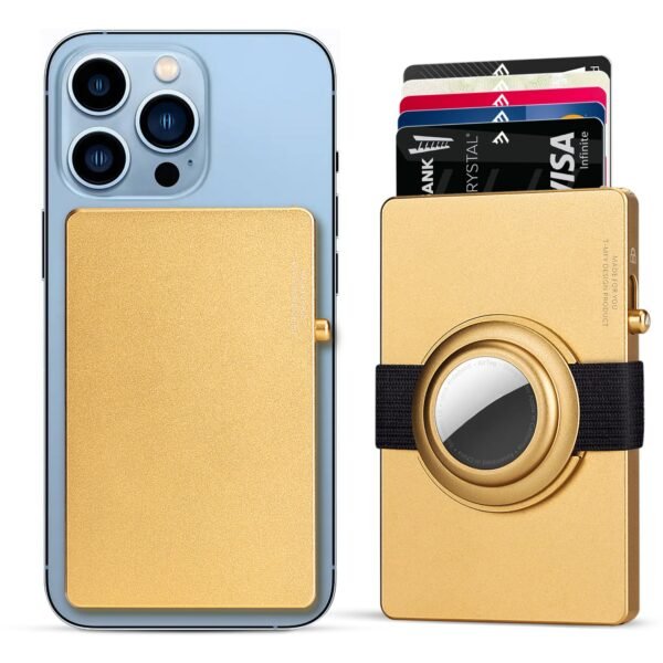 6262c0e357d74389ebc0f3583a5196d2.jpg TOYFID All-Aluminum Pop Up Slide Rfid Slim Card Holder Wallet With Airtag Holder