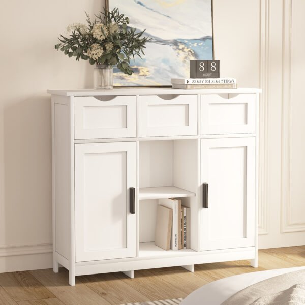 65e60ccd-225a-429e-abd4-b6bbe197dee5.jpg Cabinets With Drawers And Shelves, Living Room, Bedroom, Bathroom Decor Cabinets Furniture Home Decor - White
