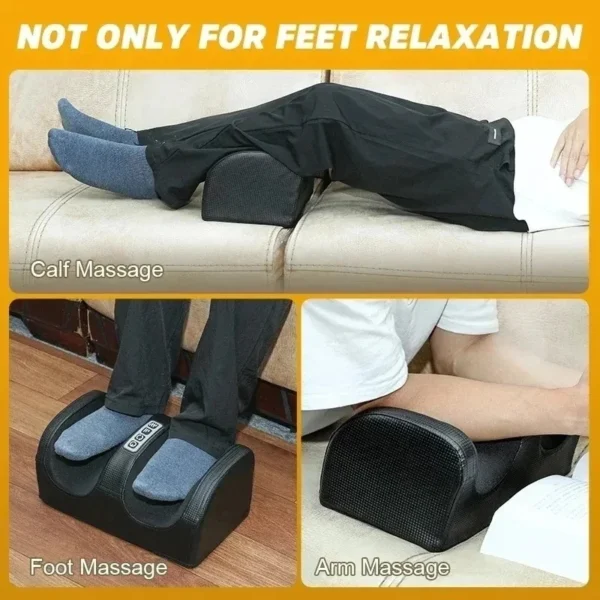 A99b1ec552bb4400b98c5557793c1c5b1m.webp Remote Control Electric Foot Massager Blood Circulation Hot Compression Shiatsu Kneading Roller Full Body Massage Relax Machine