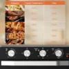 S34bc2d79c952450ebf5676132f947c9eF-3.webp Karinear 36L Air Fryer Oven, 1700W Stainless Steel Airfryer 10 in 1 Countertop Oven, Double-layered Glass Door, Accessory Set