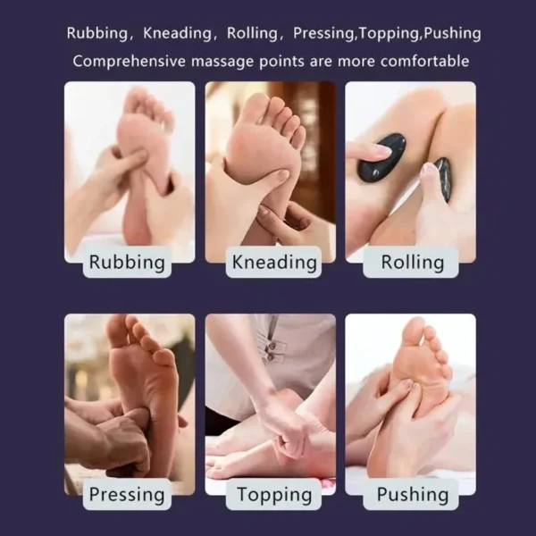 S667572487af74b27b69399fd16a0e0e38.webp Remote Control Electric Foot Massager Blood Circulation Hot Compression Shiatsu Kneading Roller Full Body Massage Relax Machine