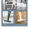 Electric Water Mop Cleaner Machine 360° Rotatable Spin Cleaning Mop Squeeze Wet and Dry Use Hand Push Household Floor Cleaning