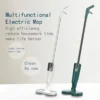 Electric Water Mop Cleaner Machine 360° Rotatable Spin Cleaning Mop Squeeze Wet and Dry Use Hand Push Household Floor Cleaning