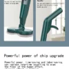 Electric Water Mop Cleaner Machine 360° Rotatable Spin Cleaning Mop Squeeze Wet and Dry Use Hand Push Household Floor Cleaning
