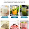 2000W Heavy Duty Commercial Blender Stationary Mixer Food Processor Ice Smoothies for Kitchen High Power Juicer Blender BPA Free