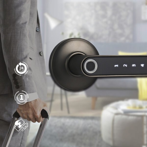 a8bc6c5d-d608-4a77-9da3-b327b5d8a8f2.jpg Smart Lock Fingerprint Password Electric Digital Lock Alloy Keyless Security Door Handle For Home