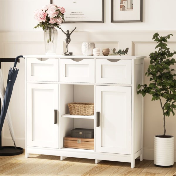 afa863e0-84e0-49ae-b427-5336b511b37b.jpg Cabinets With Drawers And Shelves, Living Room, Bedroom, Bathroom Decor Cabinets Furniture Home Decor - White