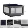 099c6190-b355-4923-a74b-7e44c5002f54.jpg Solar Wall Light with Dimmable LEDs – IP65 Waterproof, 100% Solar Powered Outdoor LED Light