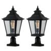 1856999001724030976.jpg Outdoor Glass Pillar Headlights Support Many Types Of Bulbs-2 Packs Unavailable Platforms- Temu