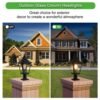 1856999007944183808.jpg Outdoor Glass Pillar Headlights Support Many Types Of Bulbs-2 Packs Unavailable Platforms- Temu
