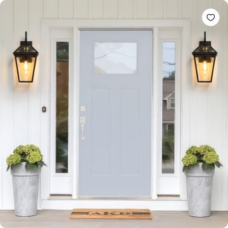 1e4a91b5-82a2-4272-ac01-a0f216a5b4f0.jpg 211-Pack Outdoor Wall Lantern Light Modern Black Metal & Clear Glass Sconce For Porch, Patio, And Garden Lighting Bulb Not Included