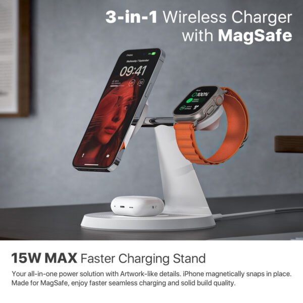 29000649-d993-4b2a-9a32-a438c856fadf.jpg 3 In 1 Wireless MagSafe Charging Station For Multiple Devices 30W Adapter Included