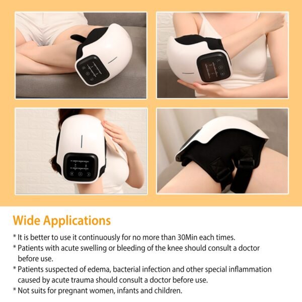 Electric Knee Massager with Heat – Pain Relief & Deep Tissue Therapy 2025