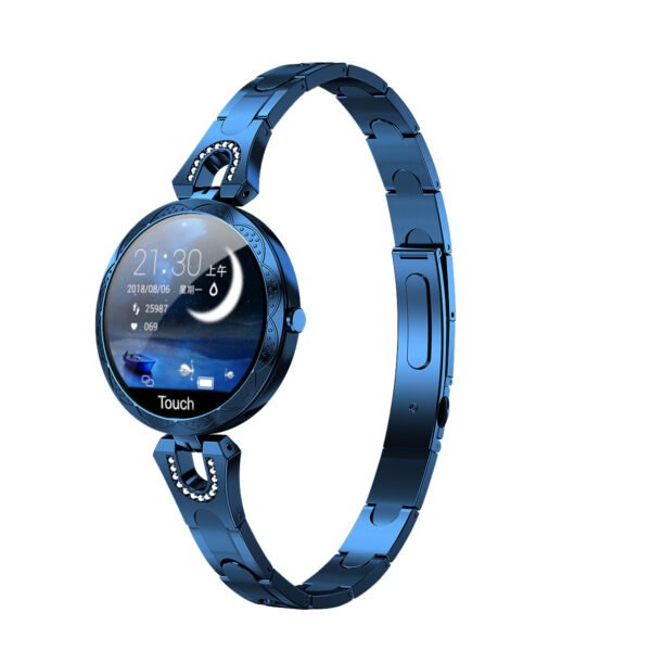 Women's Waterproof Smartwatch – Heart Rate Monitor, Fitness Tracker & Cycle Reminder
