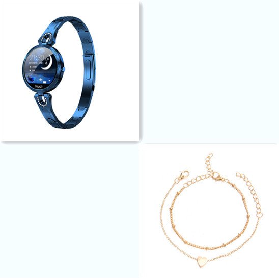 Women's Waterproof Smartwatch – Heart Rate Monitor, Fitness Tracker & Cycle Reminder