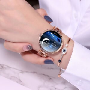 Women's Waterproof Smartwatch – Heart Rate Monitor, Fitness Tracker & Cycle Reminder