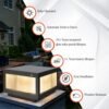 65276a1a-f3c3-4f16-b6d5-4c474bef482a.jpg Solar Wall Light with Dimmable LEDs – IP65 Waterproof, 100% Solar Powered Outdoor LED Light