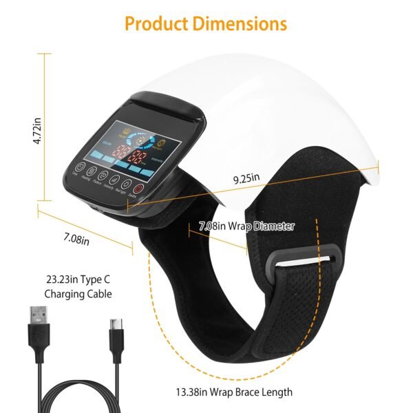 Electric Knee Massager with Heat – Pain Relief & Deep Tissue Therapy 2025