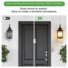 8b0ffee0-82ae-4823-a479-cdac027baa49.jpg Large Outdoor Wall Light with Clear Glass – Matte Black Aluminum, Supports Multiple Bulbs, Hardwired Installation (1-Pack)