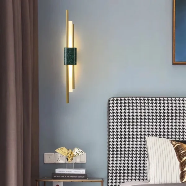 PM Luxury Led Wall Lamp European Home Decor Background Lighting Fixtures Lights Bedroom Vintage Wall Fitting
