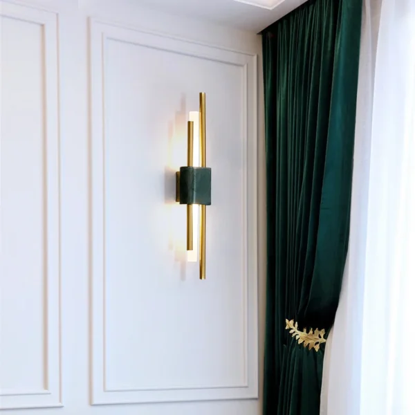 PM Luxury Led Wall Lamp European Home Decor Background Lighting Fixtures Lights Bedroom Vintage Wall Fitting