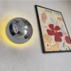 Nordic decorative gold circular wall lamp bedroom bedside living room dining room art minimalist wall mounted lamp