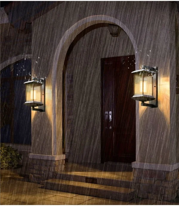 S610503eb5ab34483958186afe762ce3b6-1.webp Outdoor Wall Lamp Metal Waterproof Outside Wall Lights AC90-260V Exterior Wall Lighting for Hotel Villa Big Porch Garden Gate