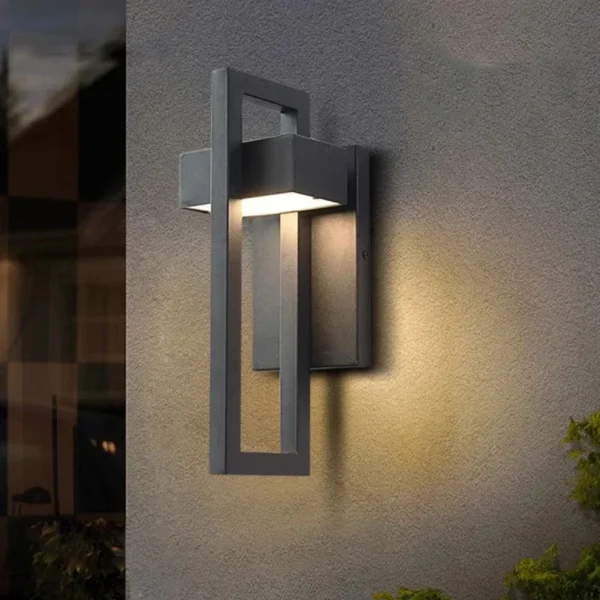 S6d2969c01e0f4d218f4ea6e814963fefq.webp LED Wall Lamp E27 Decorative Lighting Outdoor Fixtures Outdoor Porch Wall Lamp Simple Outdoor Lighting Corridor Garden Sconce