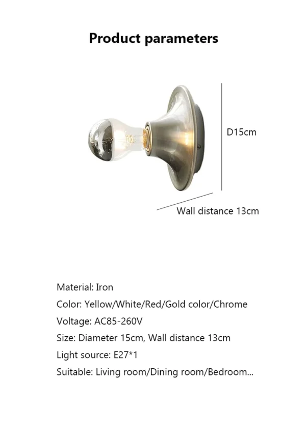 LED Interior Decor Wall Light for Living Room Aisel Corridor Bedroom Lamp Bathroom Nordic Creative Home Fixture Decorative Lamp