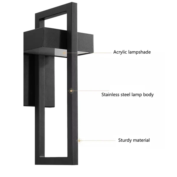 S75d478d3c2d541d9a72f53907651e429X.webp LED Wall Lamp E27 Decorative Lighting Outdoor Fixtures Outdoor Porch Wall Lamp Simple Outdoor Lighting Corridor Garden Sconce