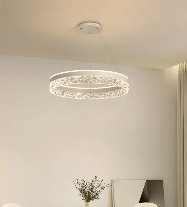 S86fcdc3614c9430ca4bbeb7a53ec766cB.webp Modern LED Chandelier For Living Room Dining Room Bedroom Study Ring Ceiling Pendant Lamp Lustre Room Decorative Lighting Lamp