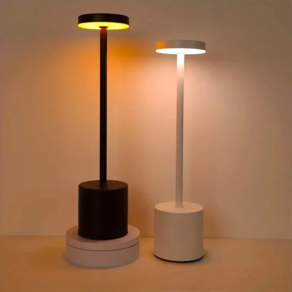Office Decorative Lamp with Metal Brushed Texture USB Convenient Desk Lamp Suitable for Bedrooms Dining Rooms Living Rooms