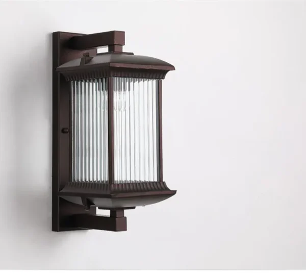 S8c5e13e1454e4c77a771f402e185fcc7V.webp Outdoor Wall Lamp Metal Waterproof Outside Wall Lights AC90-260V Exterior Wall Lighting for Hotel Villa Big Porch Garden Gate