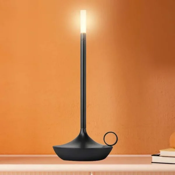 S96f6478fffd04565b723b1f283e0a875e.webp Luxury Style Decorative Lamp Atmosphere Desk Light for Bedroom Bedside USB Portable Wireless Charging Warm Light Night Light