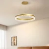 S9d212a3a759a4f5cb1af4163827af97d9.webp Modern LED Chandelier For Living Room Dining Room Bedroom Study Ring Ceiling Pendant Lamp Lustre Room Decorative Lighting Lamp