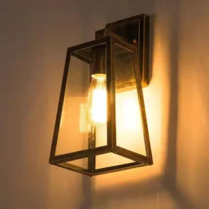 S9d3c3a18e9324eb29f95f6848577a2df3-1.webp Retro Outdoor Waterproof Wall Lamps Iron Art Lampshade Sconce Acrylic Corridor Wall Light E27 Screw Outdoor Wall Light