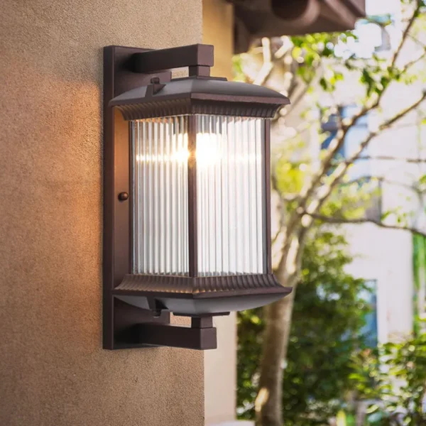 Sa3ee1cc8099d42748924220057eade920-1.webp Outdoor Wall Lamp Metal Waterproof Outside Wall Lights AC90-260V Exterior Wall Lighting for Hotel Villa Big Porch Garden Gate