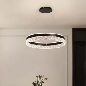 Sa98cb4a3424945b99d642fd78771c6b6g.webp Modern LED Chandelier For Living Room Dining Room Bedroom Study Ring Ceiling Pendant Lamp Lustre Room Decorative Lighting Lamp