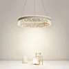 Sb556841635fb458180acc5db98a0be13X.webp Modern LED Chandelier For Living Room Dining Room Bedroom Study Ring Ceiling Pendant Lamp Lustre Room Decorative Lighting Lamp