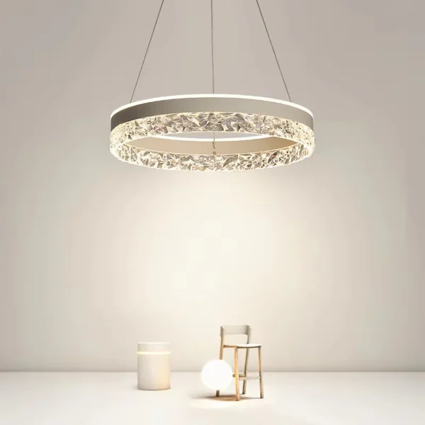 Sb556841635fb458180acc5db98a0be13X.webp Modern LED Chandelier For Living Room Dining Room Bedroom Study Ring Ceiling Pendant Lamp Lustre Room Decorative Lighting Lamp