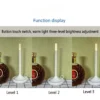 Sc659f893bf14432f95b63797abd653bfS.webp Luxury Style Decorative Lamp Atmosphere Desk Light for Bedroom Bedside USB Portable Wireless Charging Warm Light Night Light