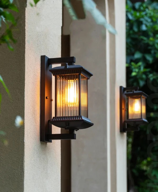 Sca18d1e6c93c426890f2ff78d323db2ci-1.webp Outdoor Wall Lamp Metal Waterproof Outside Wall Lights AC90-260V Exterior Wall Lighting for Hotel Villa Big Porch Garden Gate