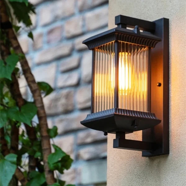 Sf257b17b647a43608807dbdbf682dbf0a-1.webp Outdoor Wall Lamp Metal Waterproof Outside Wall Lights AC90-260V Exterior Wall Lighting for Hotel Villa Big Porch Garden Gate