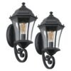a6d666f1-a30f-4211-8abc-41459407dff8.jpg Outdoor Waterproof Retro Wall Light – 2-Pack Black Aluminum with Clear Bubble Glass & Light Sensing