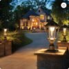 b80b8386-4aea-472e-9d1e-bf12246abccb.jpg 20 Golden Solar Powered LED Outdoor Lantern, Vintage Garden Light With Elegant Glass Design For Pathways, Yards, And Patios 1-Pack