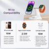 d0fab7b3-a376-4f0e-a018-6db5da662b78.jpg 3 In 1 Wireless MagSafe Charging Station For Multiple Devices 30W Adapter Included