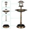 e408e25d-3912-4dde-883e-aef3722adf47.jpg Bronze, With Solar Light, Bird Bath 51x51x106cm Plastic Round