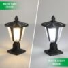ecc0befe-6468-4719-b1fe-471c85d59d1b.jpg Solar Pillar Headlights With Dimmable LEDs - 2 Packs Unavailable Platforms- Temu