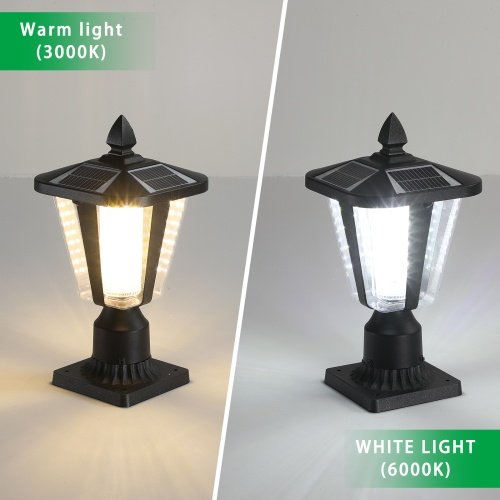 ecc0befe-6468-4719-b1fe-471c85d59d1b.jpg Solar Pillar Headlights With Dimmable LEDs - 2 Packs Unavailable Platforms- Temu